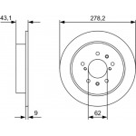 Bosch Δισκόπλακα - 0 986 479 D34