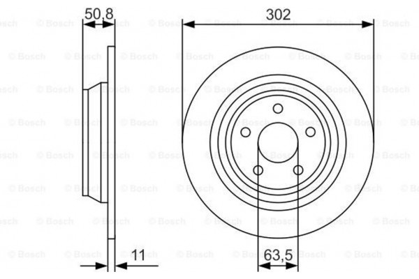 Bosch Δισκόπλακα - 0 986 479 D37