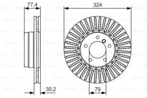 Bosch Δισκόπλακα - 0 986 479 D39