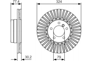 Bosch Δισκόπλακα - 0 986 479 D39