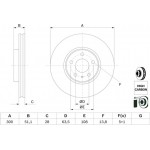 Bosch Δισκόπλακα - 0 986 479 D85