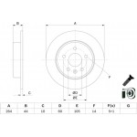 Bosch Δισκόπλακα - 0 986 479 D89