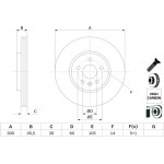 Bosch Δισκόπλακα - 0 986 479 D93