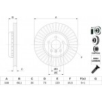 Bosch Δισκόπλακα - 0 986 479 E16