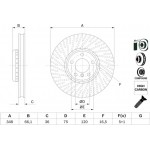 Bosch Δισκόπλακα - 0 986 479 E19