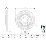 Bosch Δισκόπλακα - 0 986 479 E32