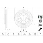 Bosch Δισκόπλακα - 0 986 479 E42