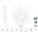 Bosch Δισκόπλακα - 0 986 479 E52