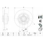 Bosch Δισκόπλακα - 0 986 479 E78