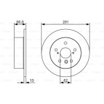 Bosch Δισκόπλακα - 0 986 479 R06