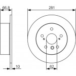 Bosch Δισκόπλακα - 0 986 479 R06 Bosch Δισκόπλακα - 0 986 479 R06