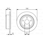 Bosch Δισκόπλακα - 0 986 479 R08