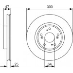 Bosch Δισκόπλακα - 0 986 479 R24