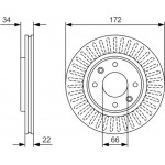 Bosch Δισκόπλακα - 0 986 479 R63