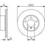 Bosch Δισκόπλακα - 0 986 479 R72 Bosch Δισκόπλακα - 0 986 479 R72