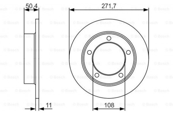 Bosch Δισκόπλακα - 0 986 479 R73