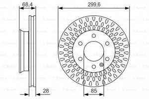 Bosch Δισκόπλακα - 0 986 479 R78