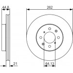 Bosch Δισκόπλακα - 0 986 479 R80