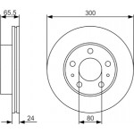Bosch Δισκόπλακα - 0 986 479 R86