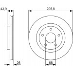 Bosch Δισκόπλακα - 0 986 479 R89