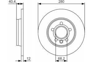 Bosch Δισκόπλακα - 0 986 479 R91
