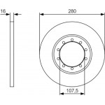 Bosch Δισκόπλακα - 0 986 479 R92