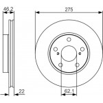 Bosch Δισκόπλακα - 0 986 479 R97