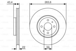 Bosch Δισκόπλακα - 0 986 479 S01