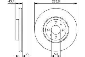 Bosch Δισκόπλακα - 0 986 479 S01