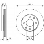 Bosch Δισκόπλακα - 0 986 479 S03