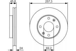 Bosch Δισκόπλακα - 0 986 479 S03