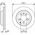 Bosch Δισκόπλακα - 0 986 479 S20