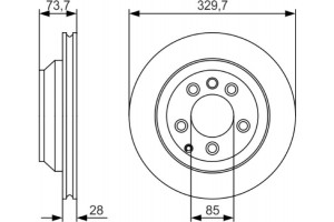Bosch Δισκόπλακα - 0 986 479 S20