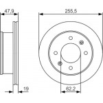 Bosch Δισκόπλακα - 0 986 479 S21