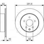 Bosch Δισκόπλακα - 0 986 479 S31