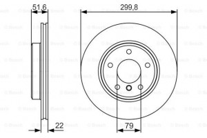 Bosch Δισκόπλακα - 0 986 479 S32