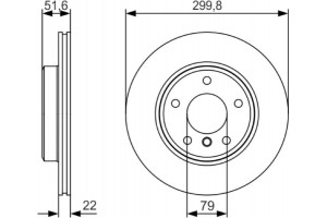 Bosch Δισκόπλακα - 0 986 479 S32