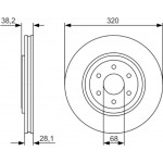 Bosch Δισκόπλακα - 0 986 479 S35