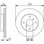 Bosch Δισκόπλακα - 0 986 479 S46