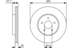 Bosch Δισκόπλακα - 0 986 479 S48