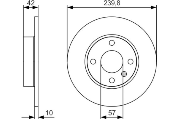 Bosch Δισκόπλακα - 0 986 479 S52