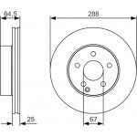 Bosch Δισκόπλακα - 0 986 479 S83 Bosch Δισκόπλακα - 0 986 479 S83