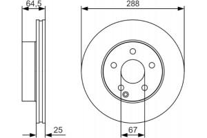 Bosch Δισκόπλακα - 0 986 479 S83