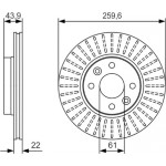 Bosch Δισκόπλακα - 0 986 479 S90