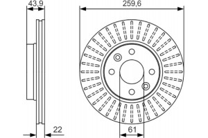 Bosch Δισκόπλακα - 0 986 479 S90
