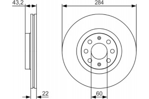 Bosch Δισκόπλακα - 0 986 479 S91