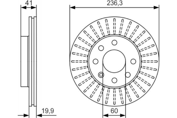 Bosch Δισκόπλακα - 0 986 479 S98