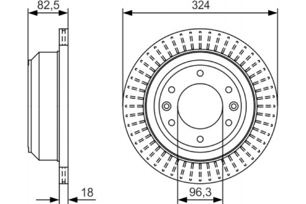 Bosch Δισκόπλακα - 0 986 479 U29