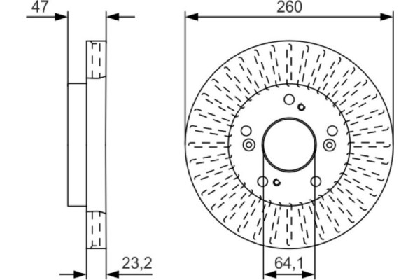 Bosch Δισκόπλακα - 0 986 479 U92