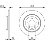 Bosch Δισκόπλακα - 0 986 479 V04